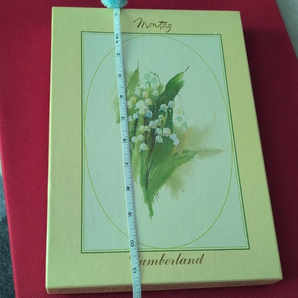 Vintage Montag Mead‎ Cumberland Lily of the valley Floral Stationery Set NIP